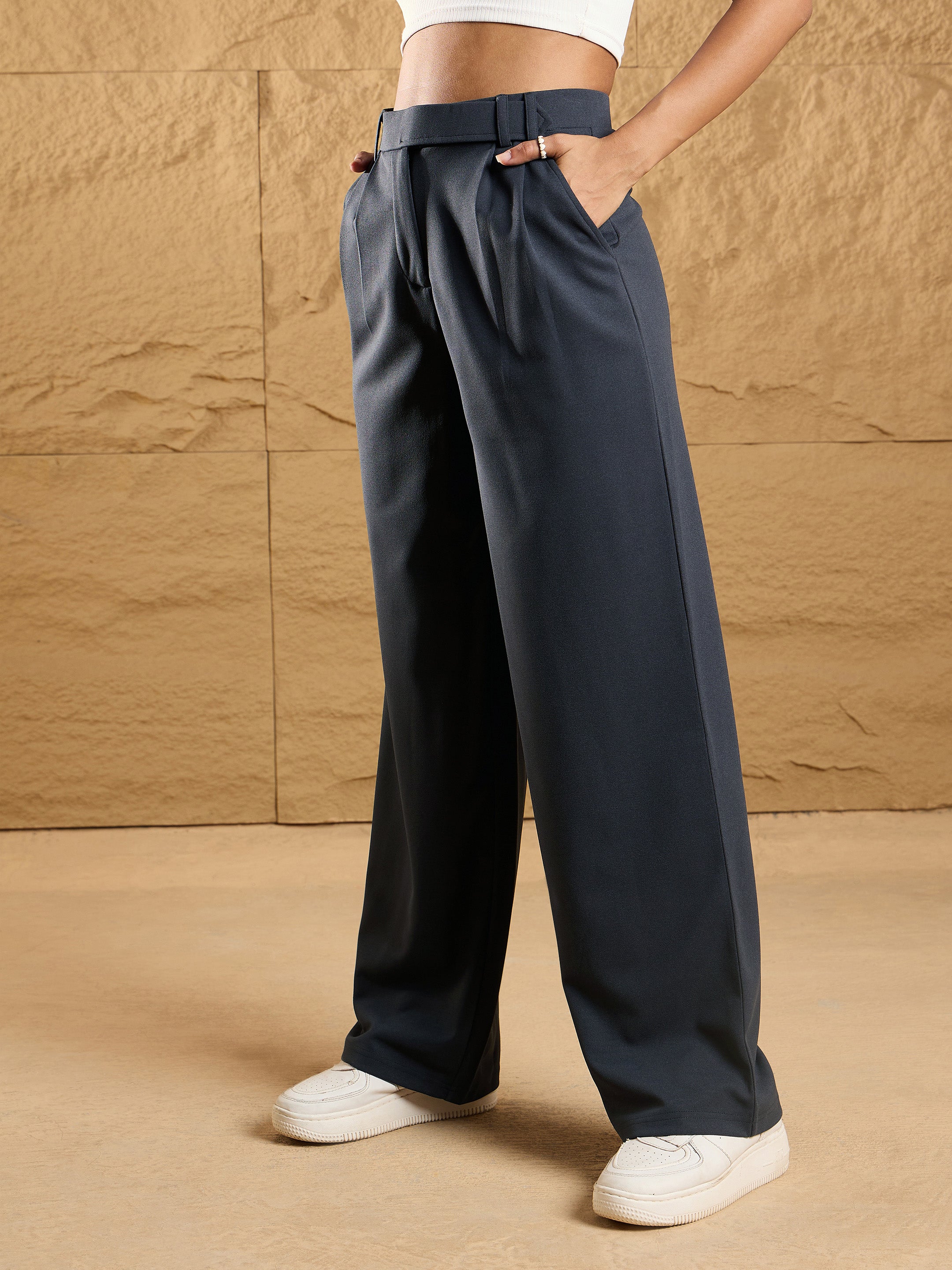 Women's Grey Comfort Pant - Sassafras