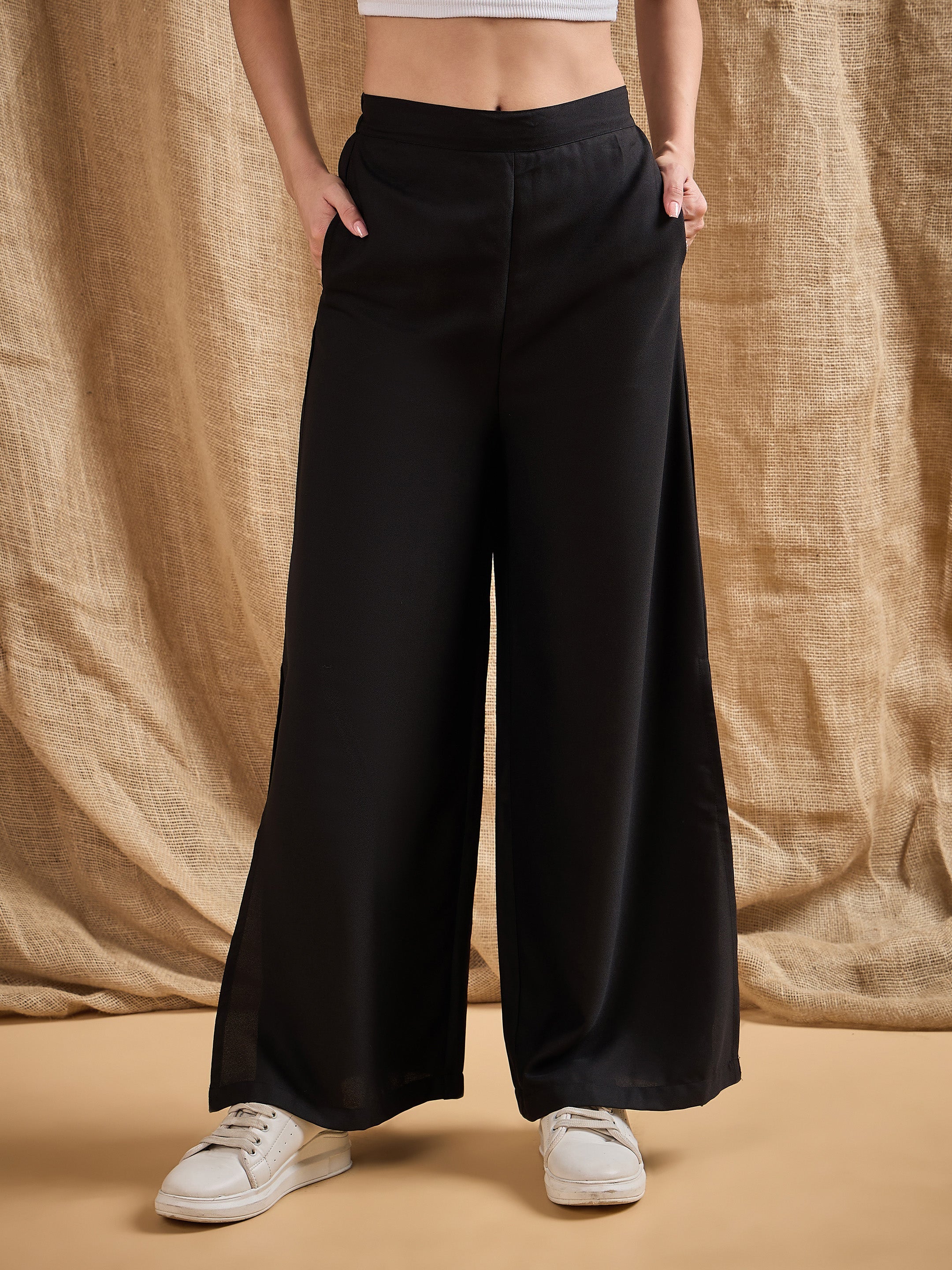 Women's Black Comfort Pant - Sassafras