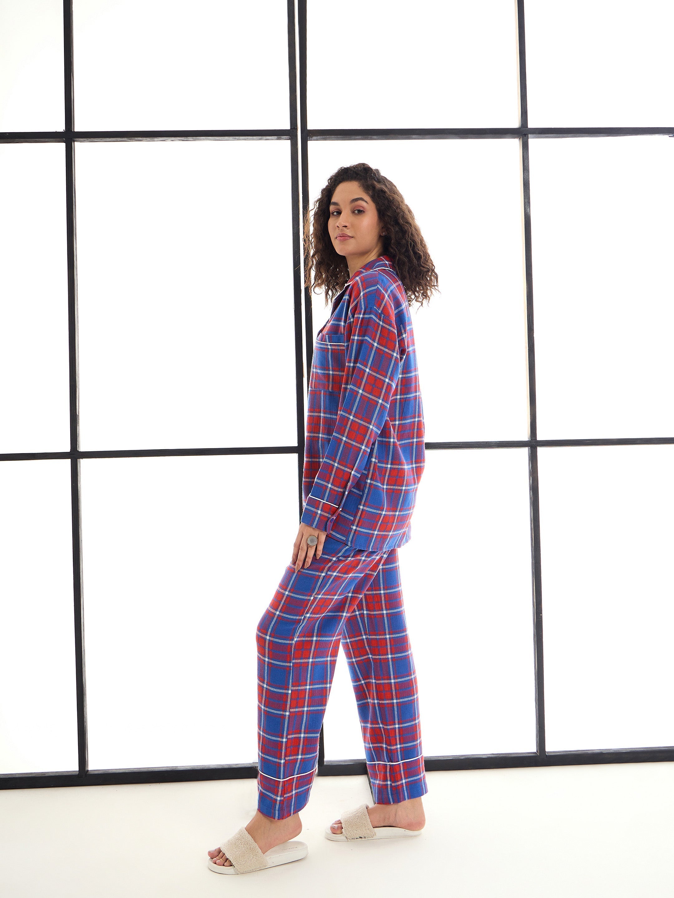 Women's Red Strong Night Suit - Sassafras