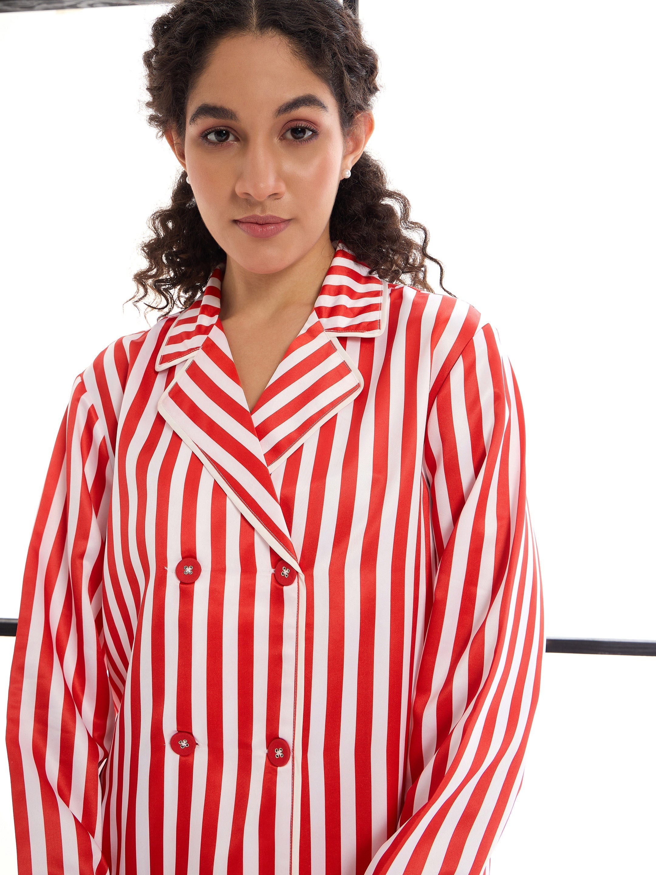 Women's Red Strong Night Suit - Sassafras