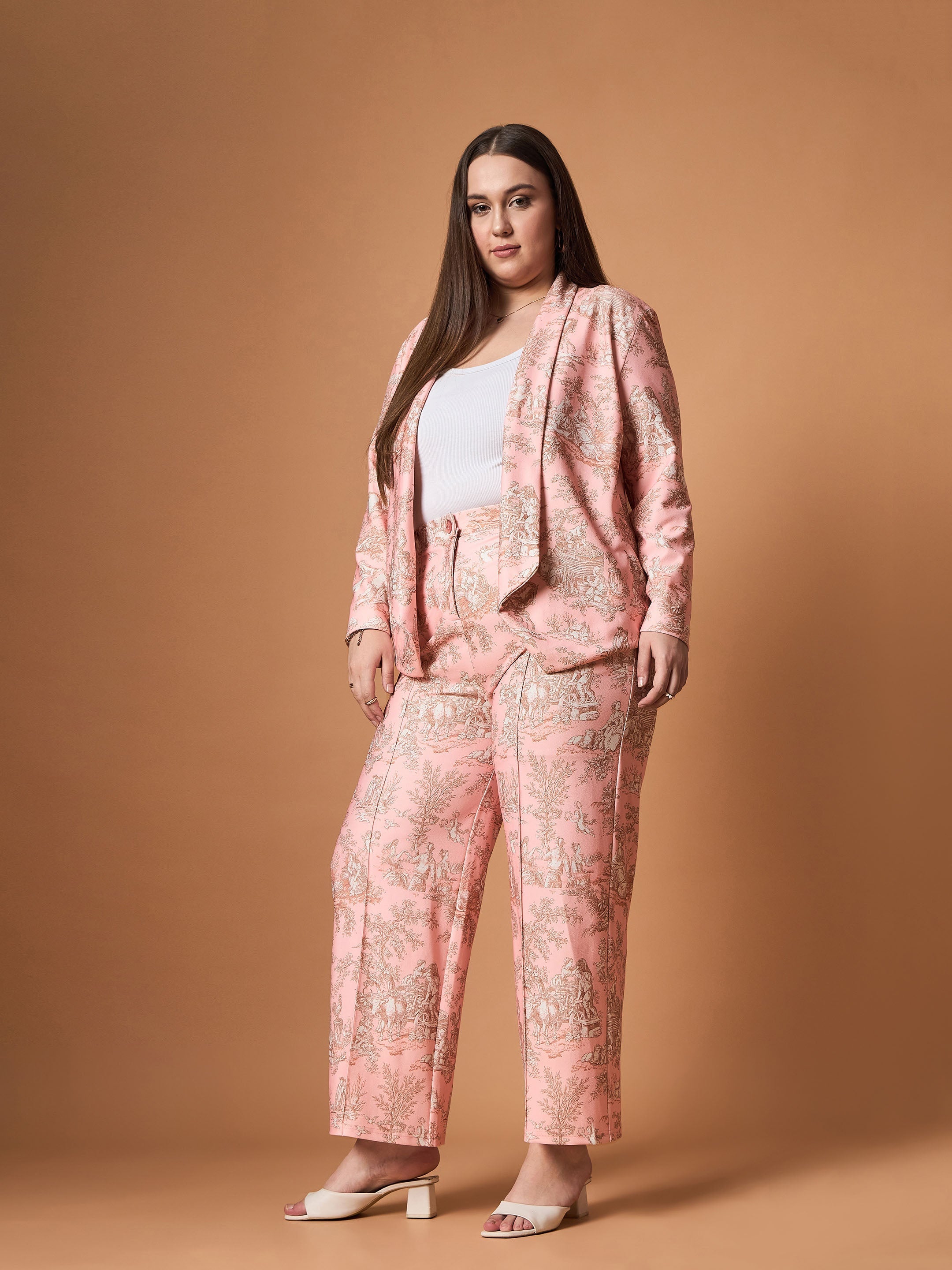 Women's Pink Floral Co-Ord Set - Sassafras