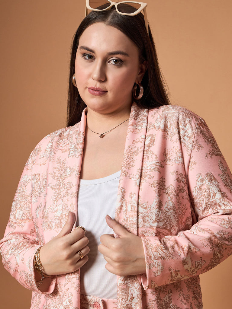 Women's Pink Floral Co-Ord Set