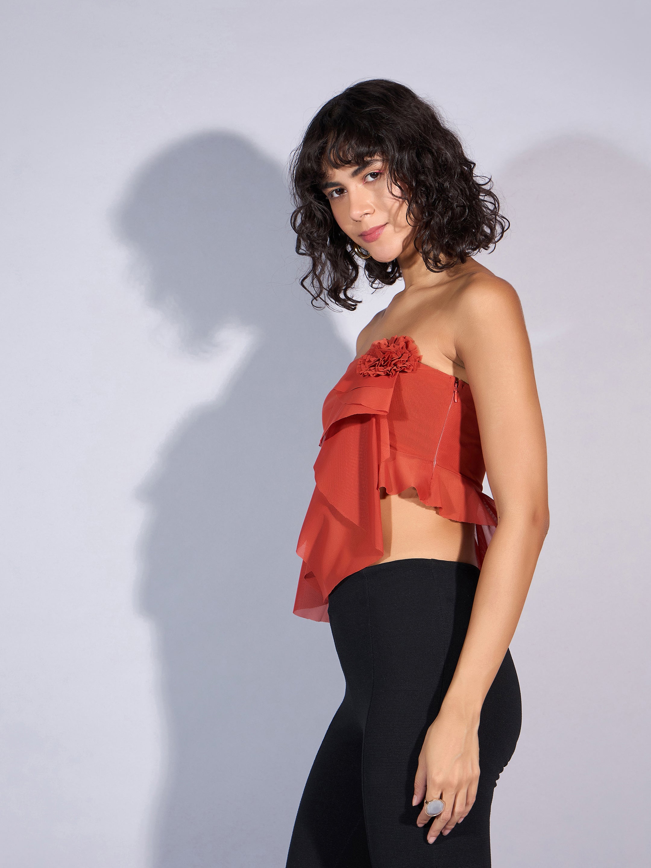 Women's Rust Crop Top - Sassafras