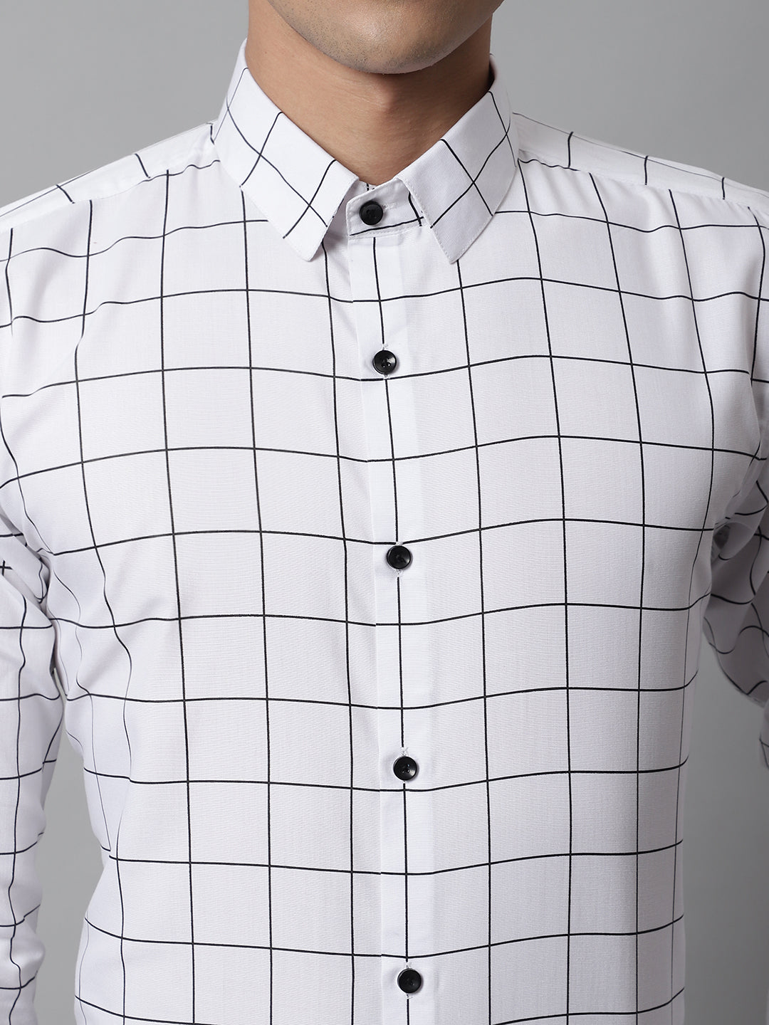 Men's Cotton Checked Formal Shirts - Taantav