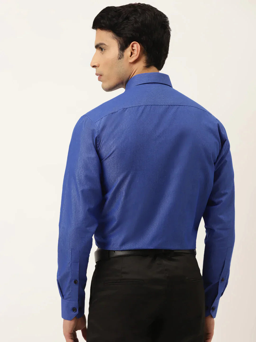 Men's Solid Formal Cotton Shirt - Taantav