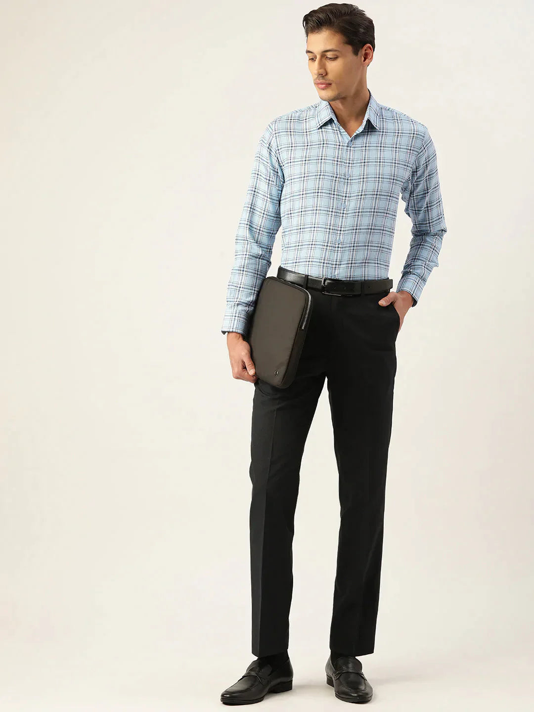 Men's Cotton Checked Formal Shirts - Taantav