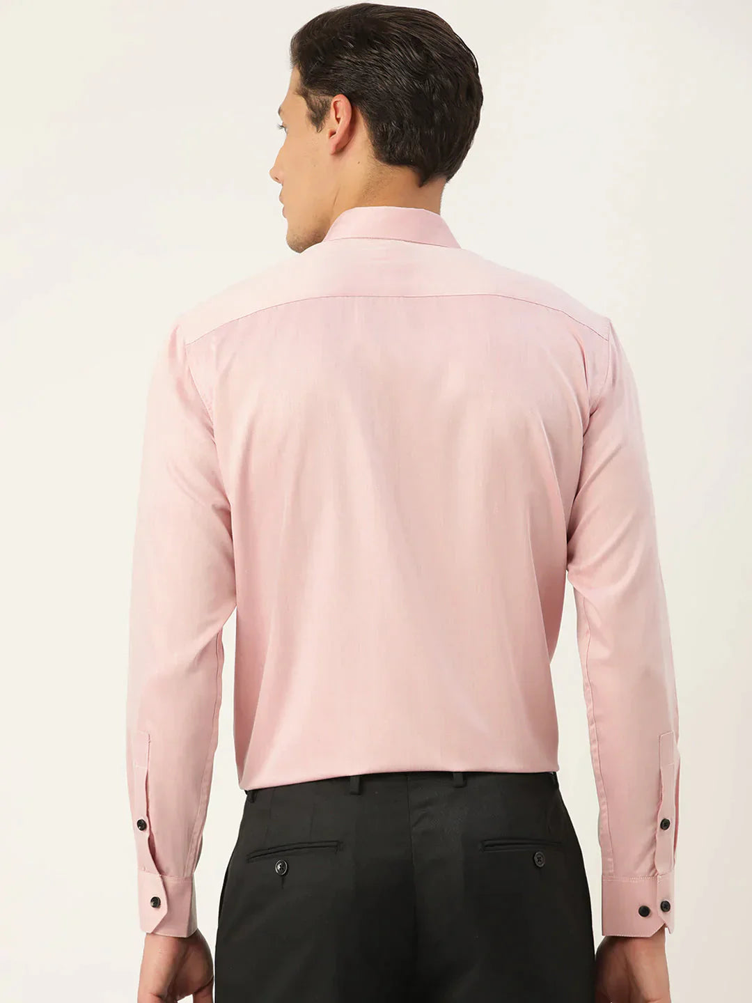 Men's Solid Formal Cotton Shirt - Taantav