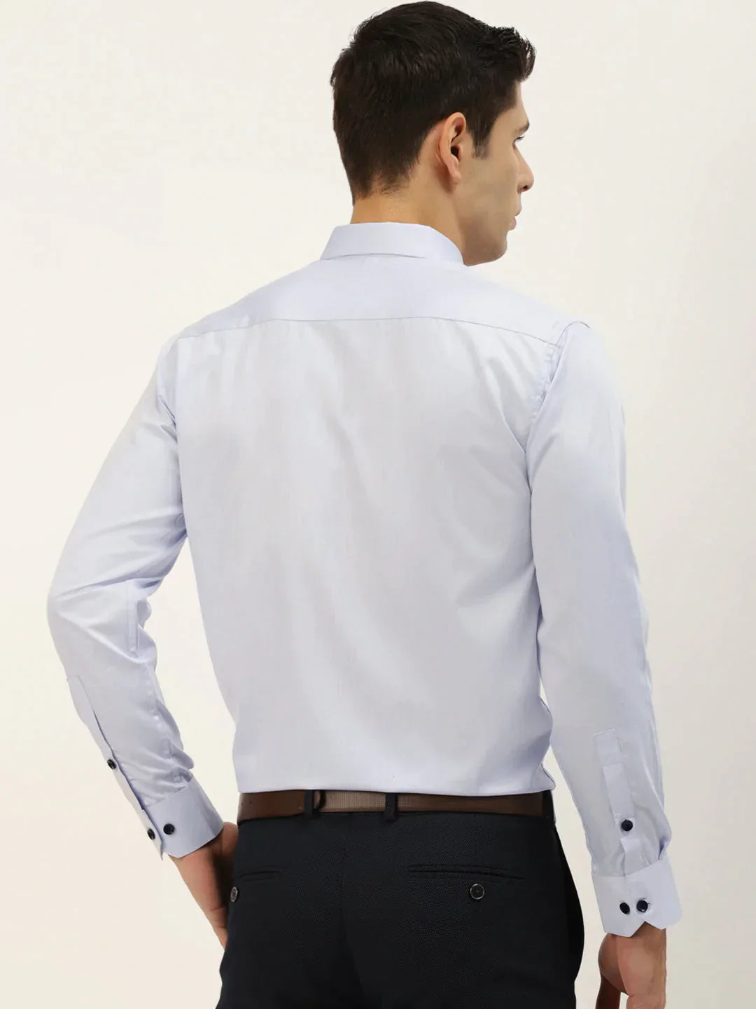 Men's Solid Formal Cotton Shirt - Taantav