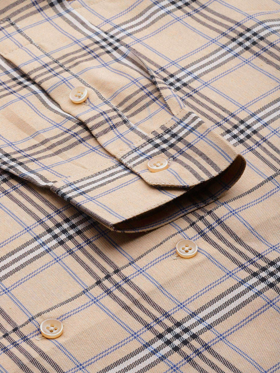 Men's Cotton Checked Formal Shirts - Taantav