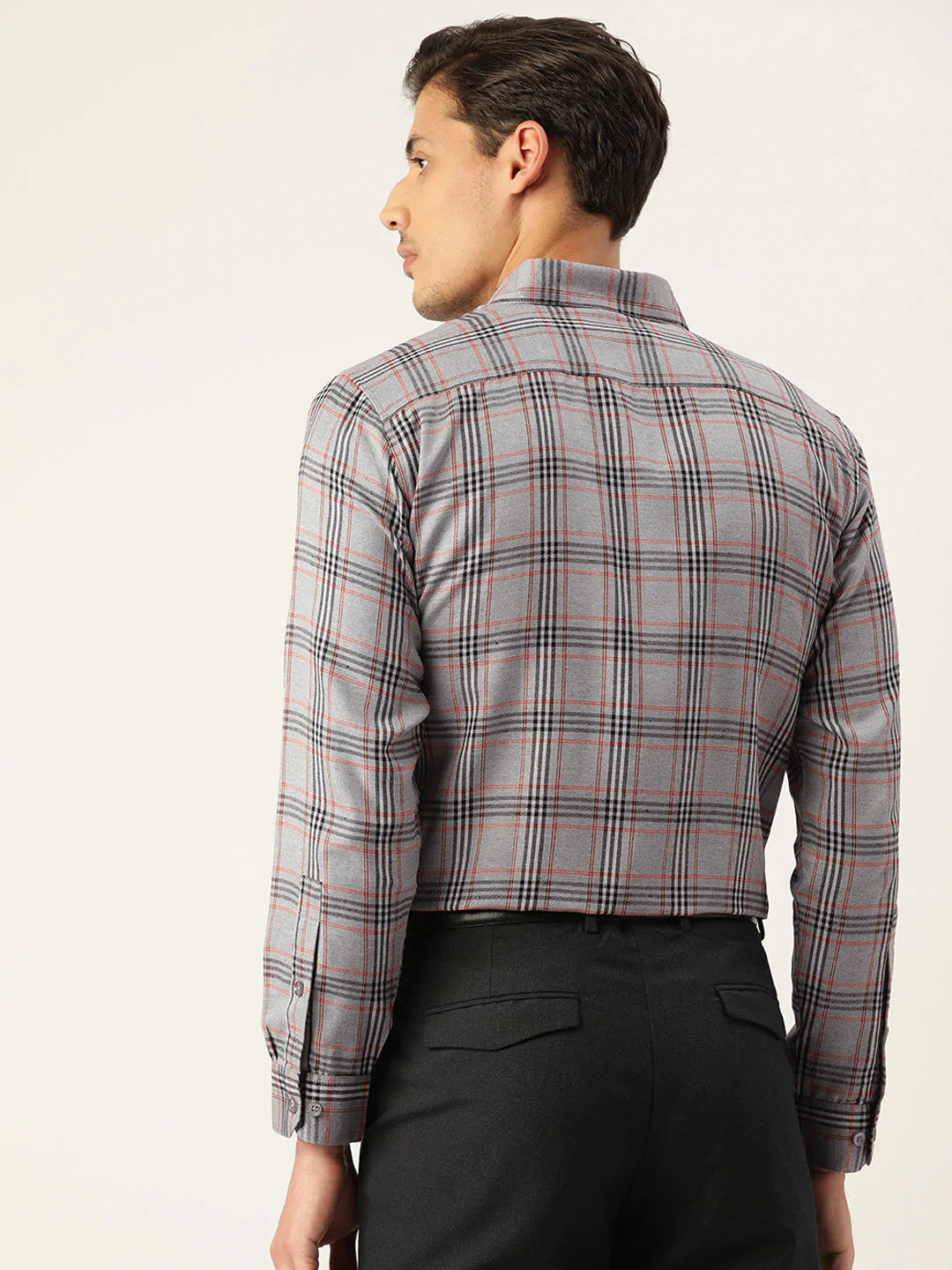 Men's Cotton Checked Formal Shirts - Taantav