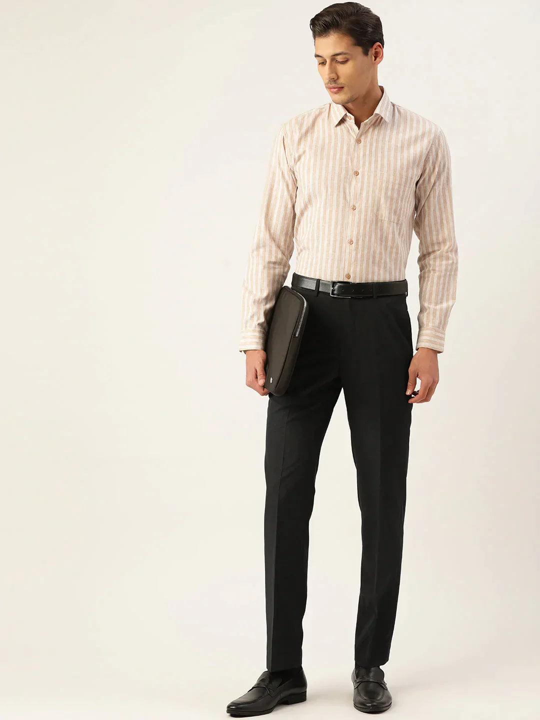 Men's  Cotton Striped Formal Shirts - Taantav