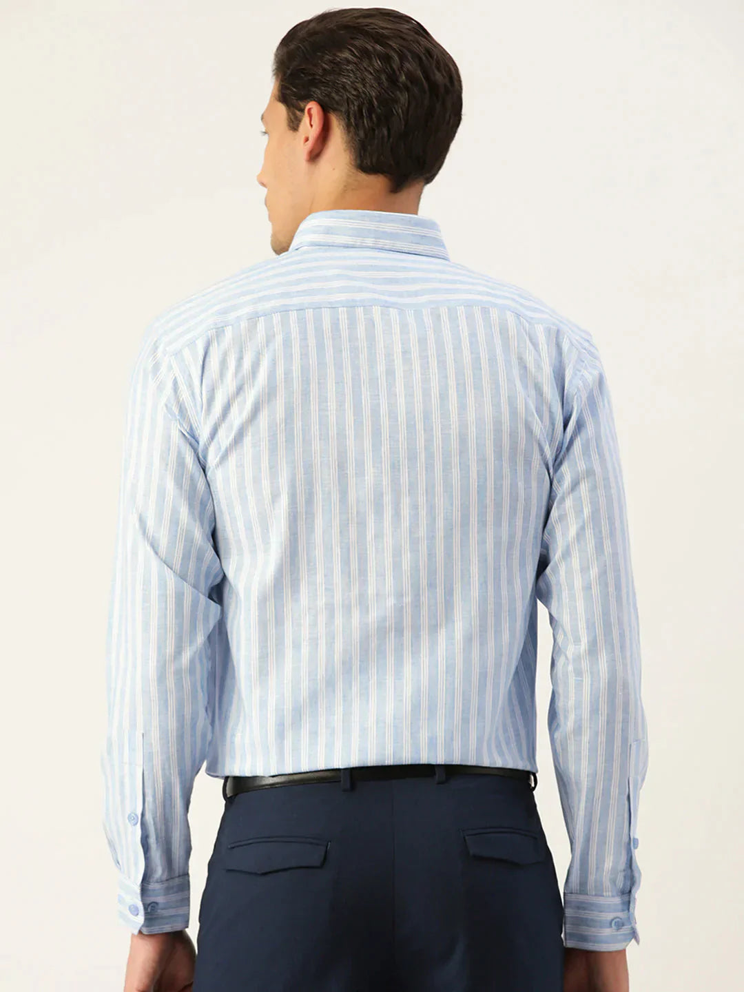 Men's  Cotton Striped Formal Shirts - Taantav