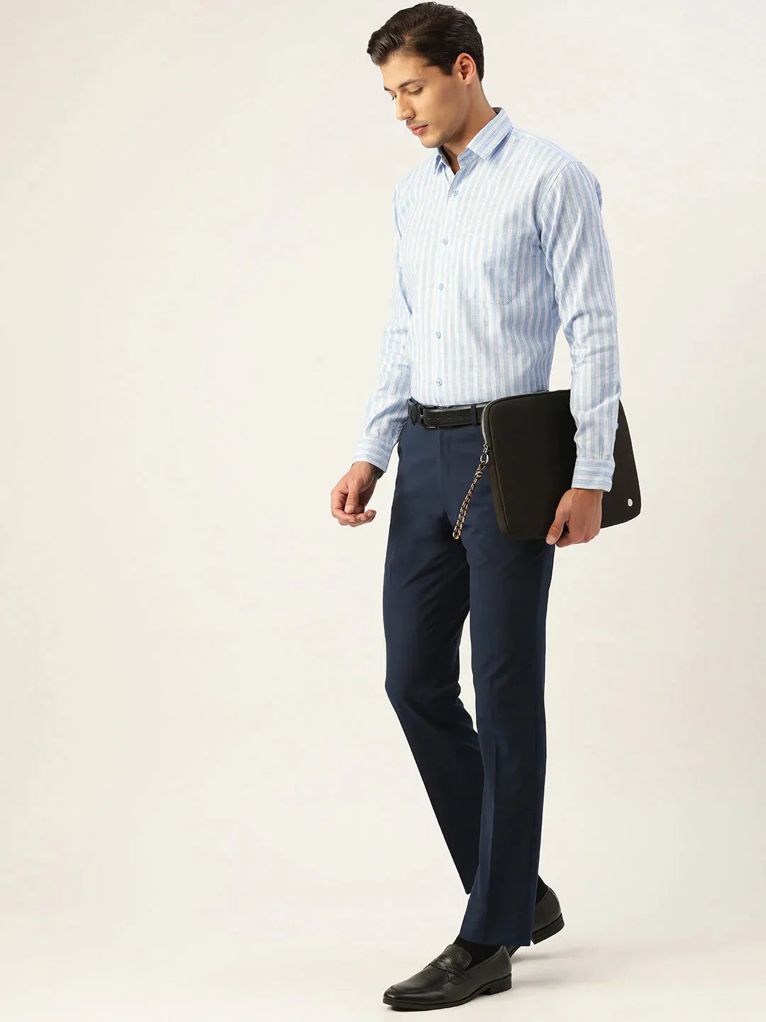 Men's  Cotton Striped Formal Shirts - Taantav