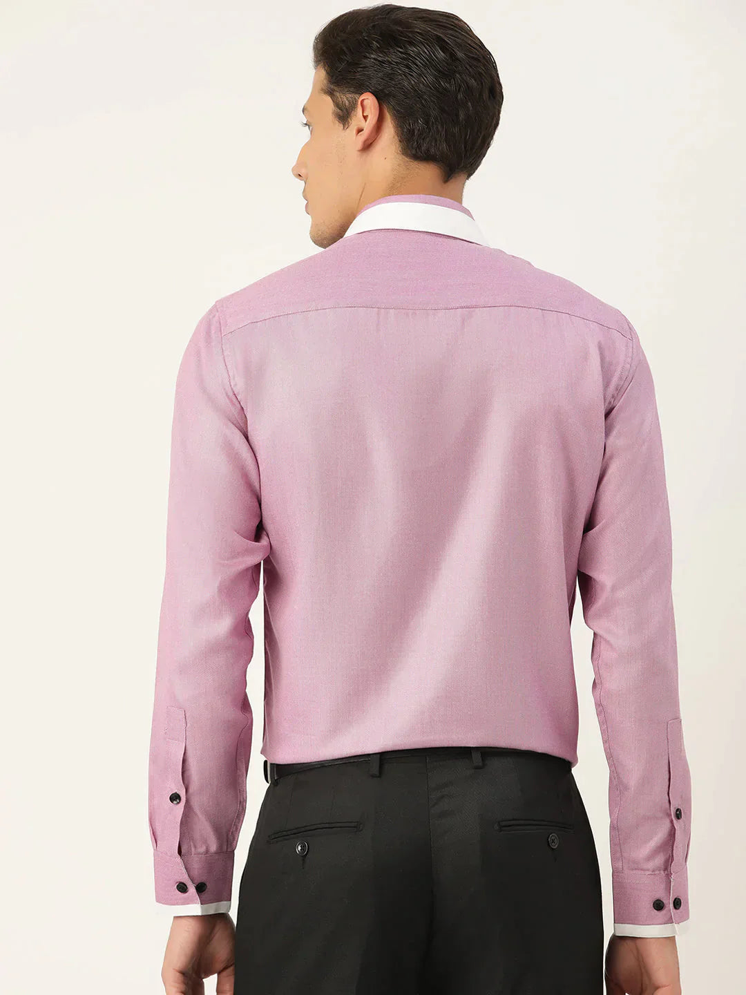 Men's  Cotton Solid Formal Shirts - Taantav