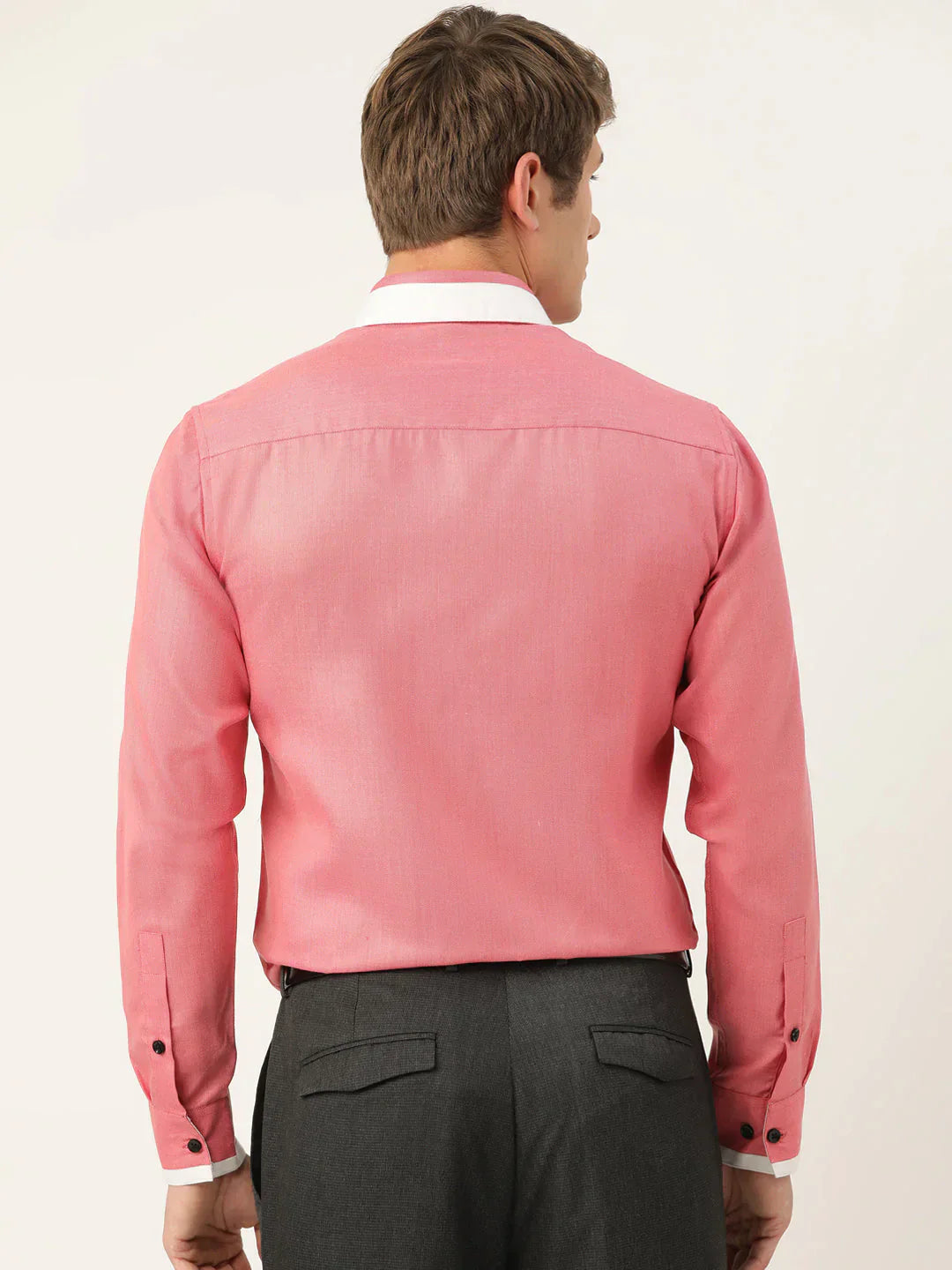 Men's  Cotton Solid Formal Shirts - Taantav