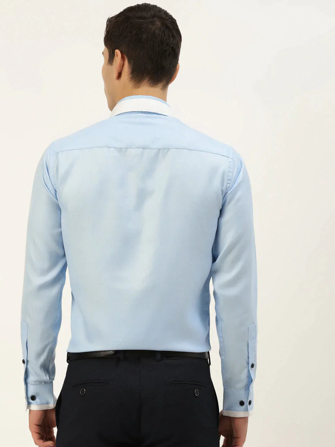 Men's  Cotton Solid Formal Shirts - Taantav