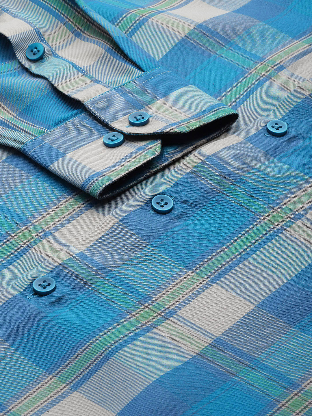 Men's Cotton Checked Formal Shirts - Taantav