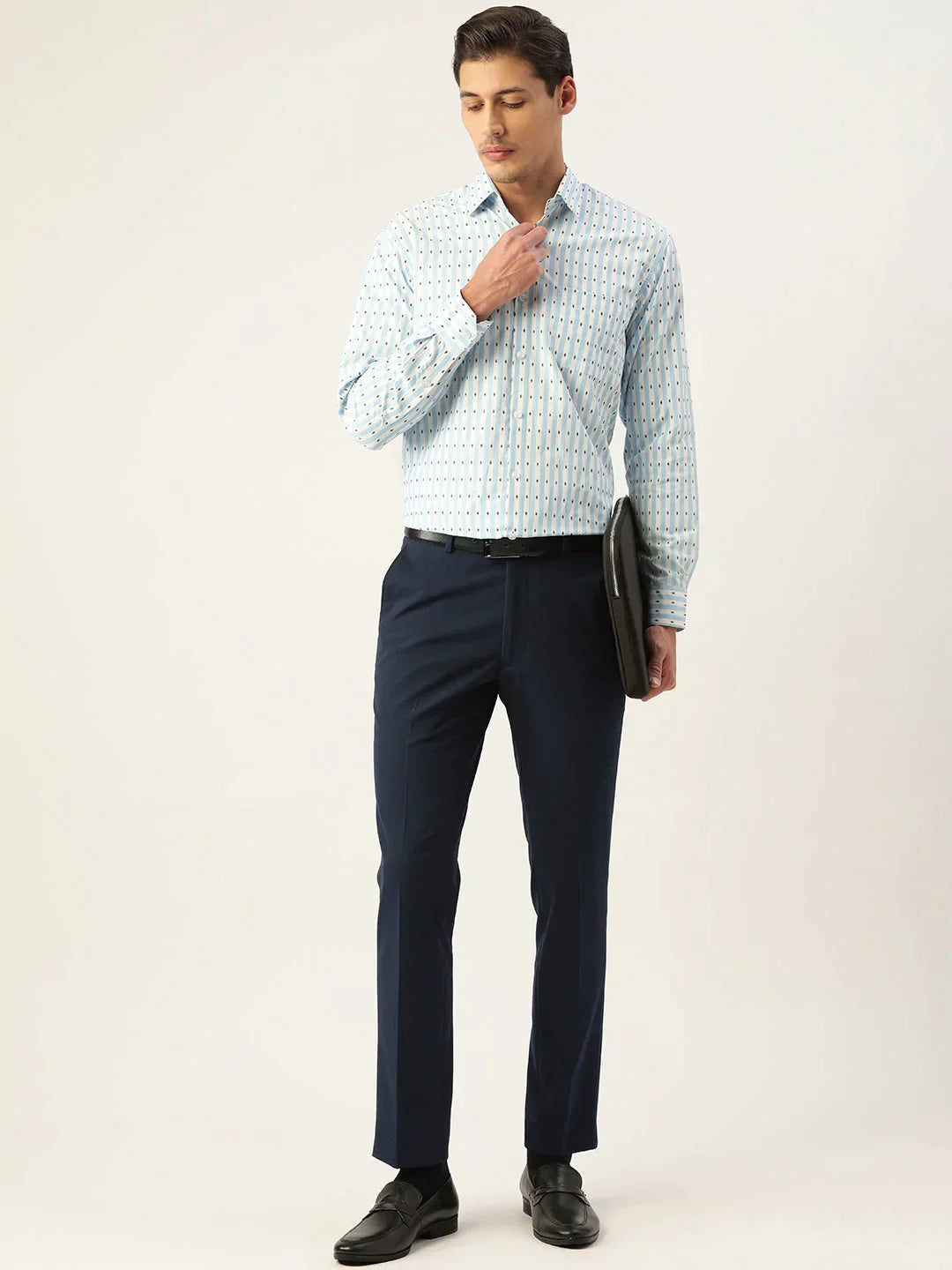 Men's Cotton Striped Formal Shirts - Taantav