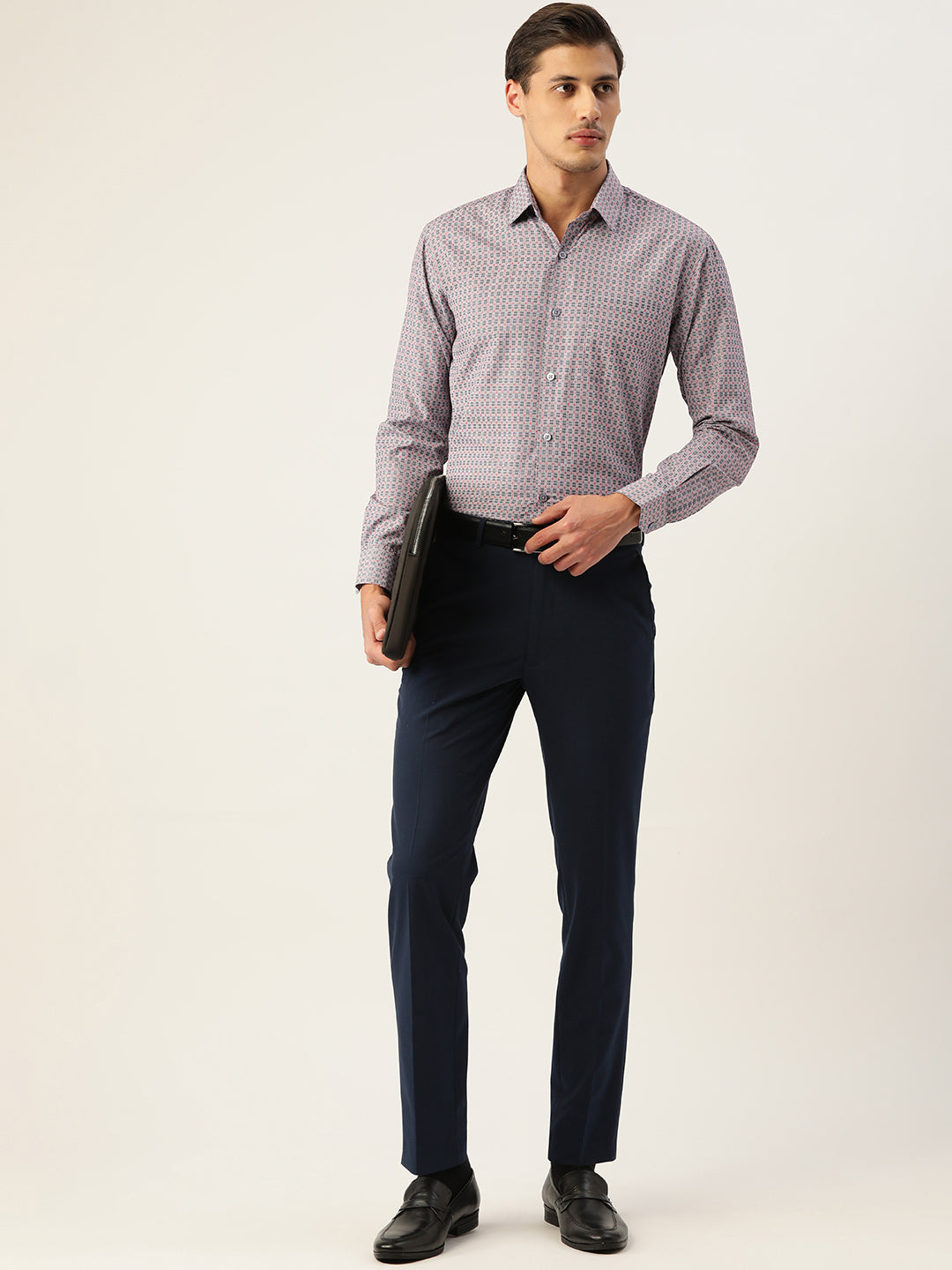 Men's Cotton Micro Checked Formal Shirts - Taantav