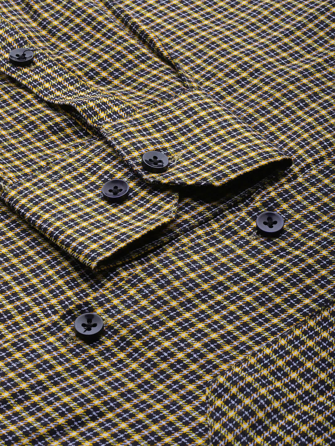 Men's Cotton Checked Formal Shirts - Taantav