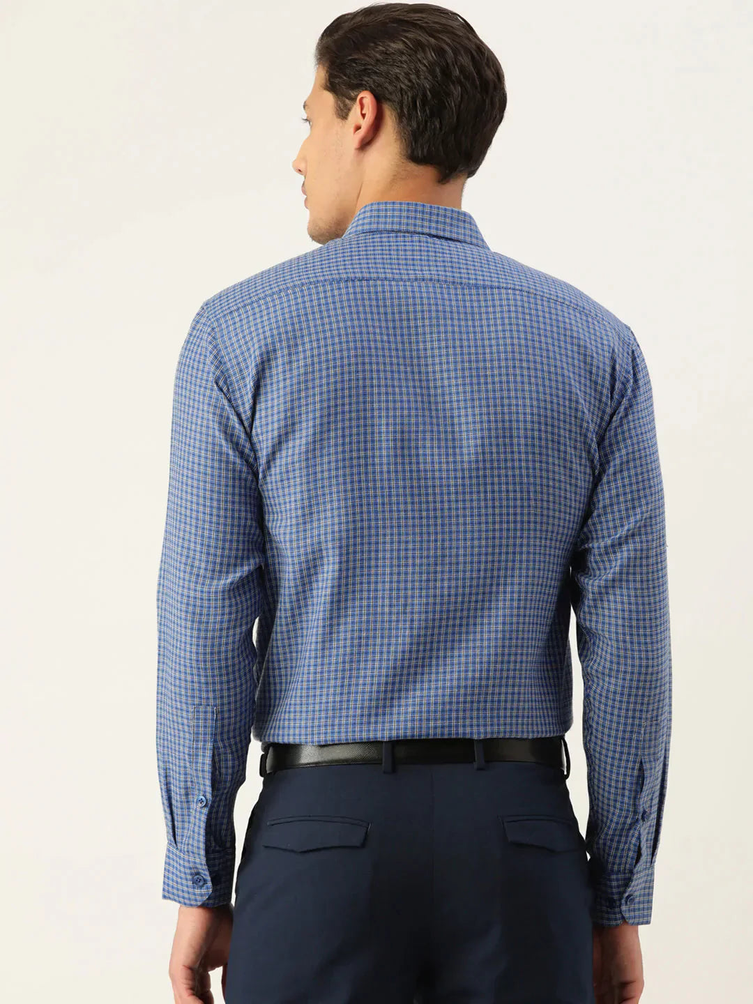 Men's Cotton Checked Formal Shirts - Taantav