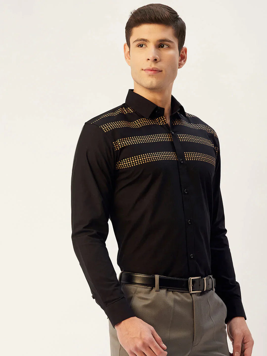 Men's Cotton Printed Formal Shirts - Taantav