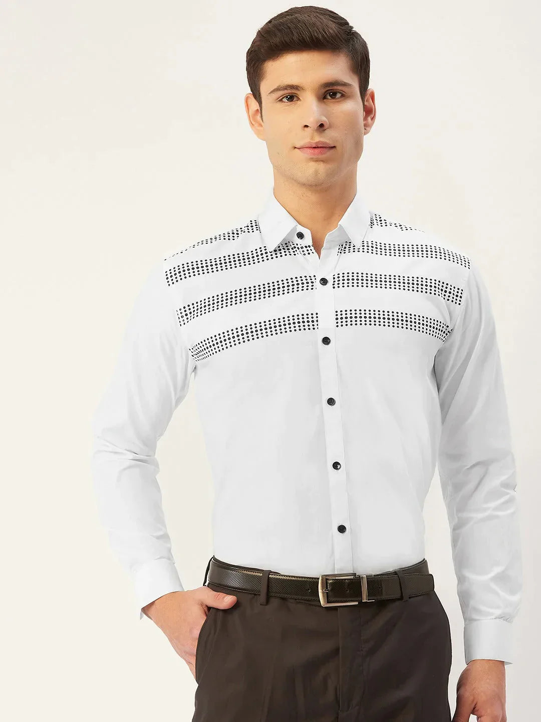 Men's Cotton Printed Formal Shirts - Taantav