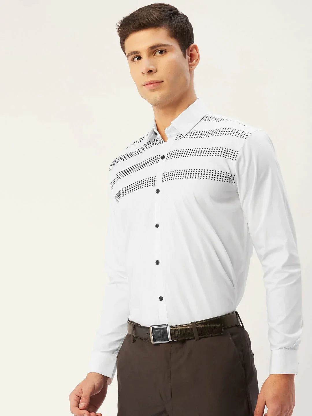 Men's Cotton Printed Formal Shirts - Taantav