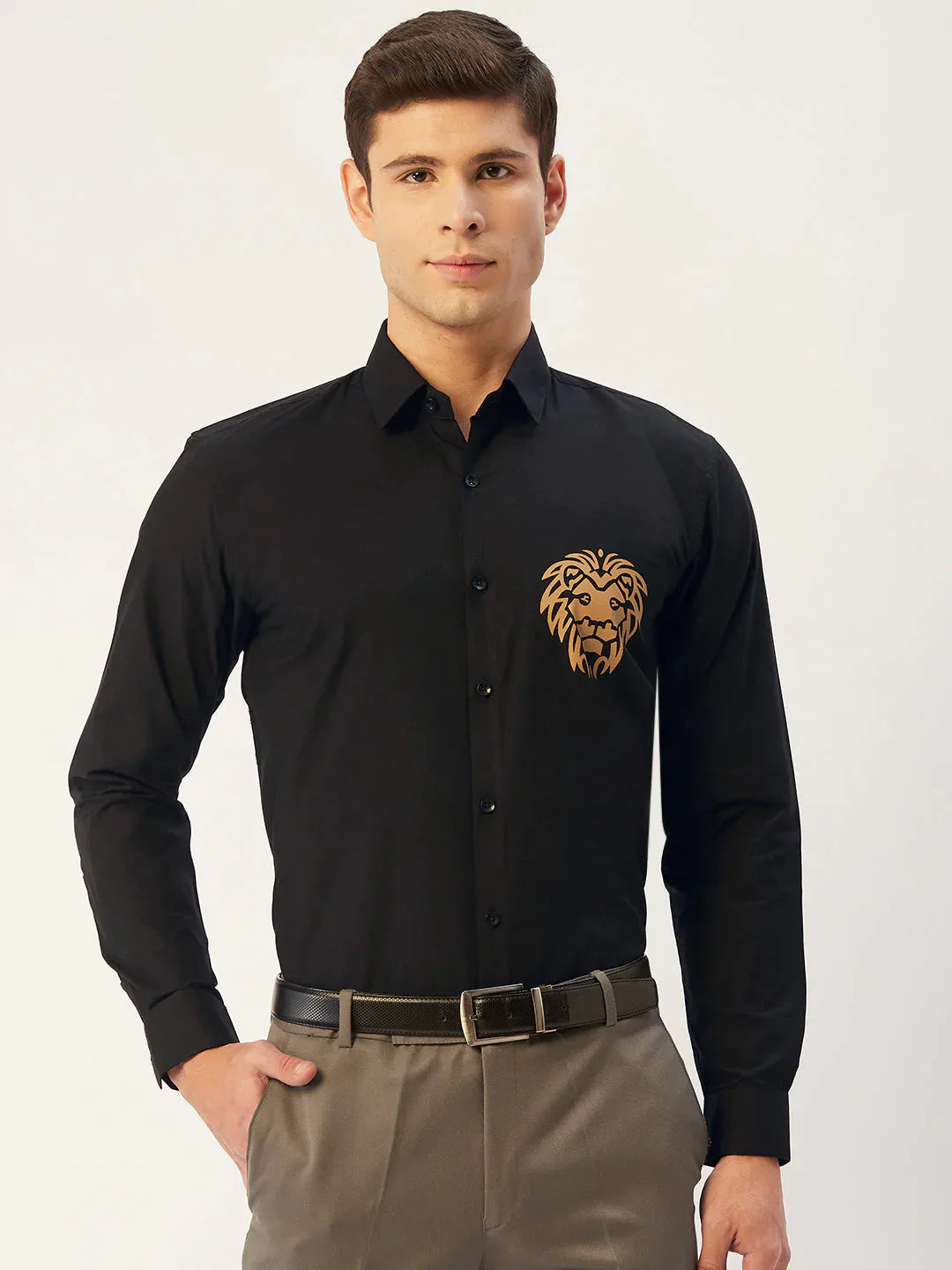 Men's Cotton Printed Formal Shirts - Taantav