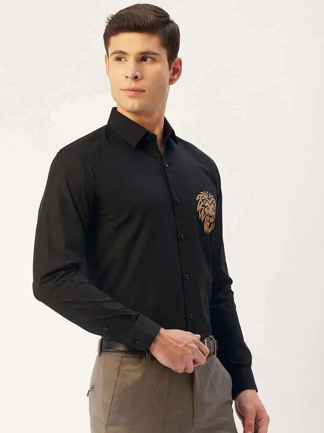 Men's Cotton Printed Formal Shirts - Taantav