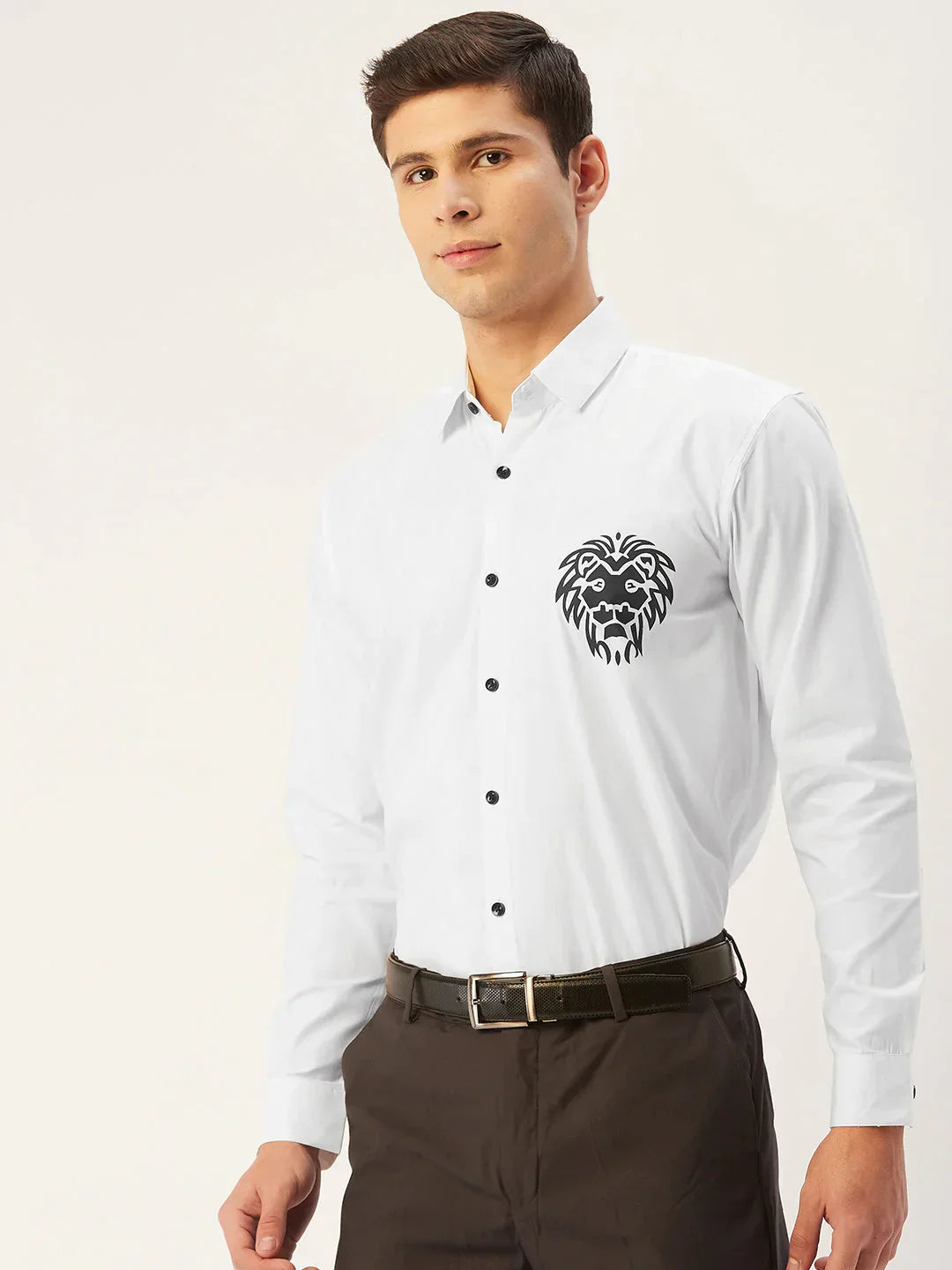 Men's Cotton Printed Formal Shirts - Taantav