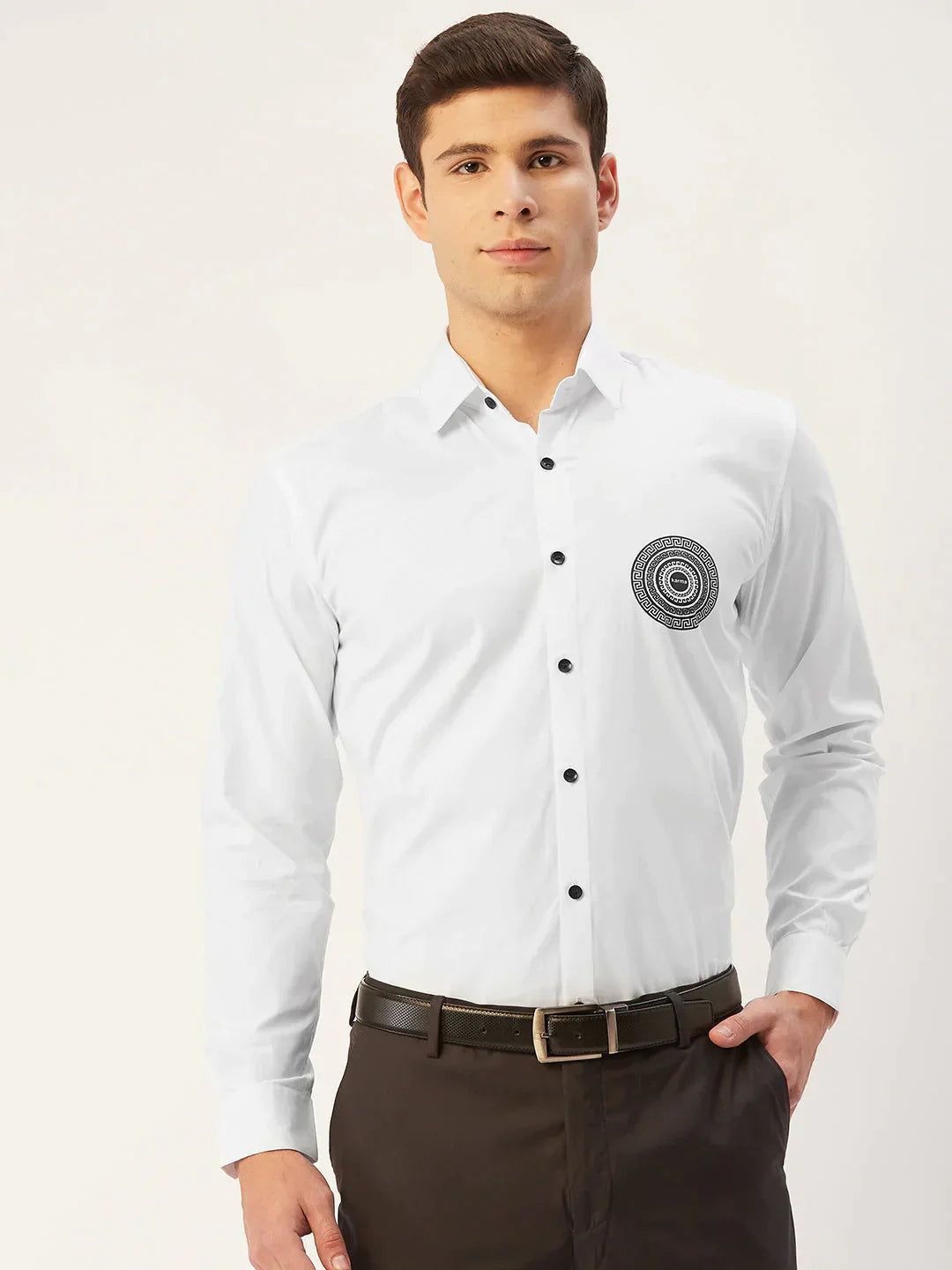 Men's Cotton Printed Formal Shirts - Taantav