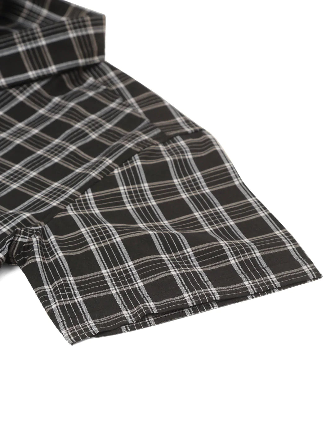 Men's Cotton Checked Half Sleeve Formal Shirts - Taantav