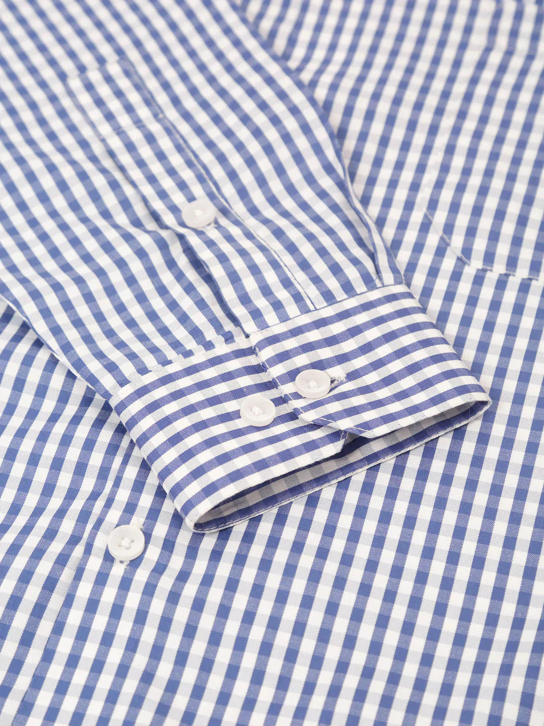 Men's Cotton Checked Button Down Collar Formal Shirts - Taantav