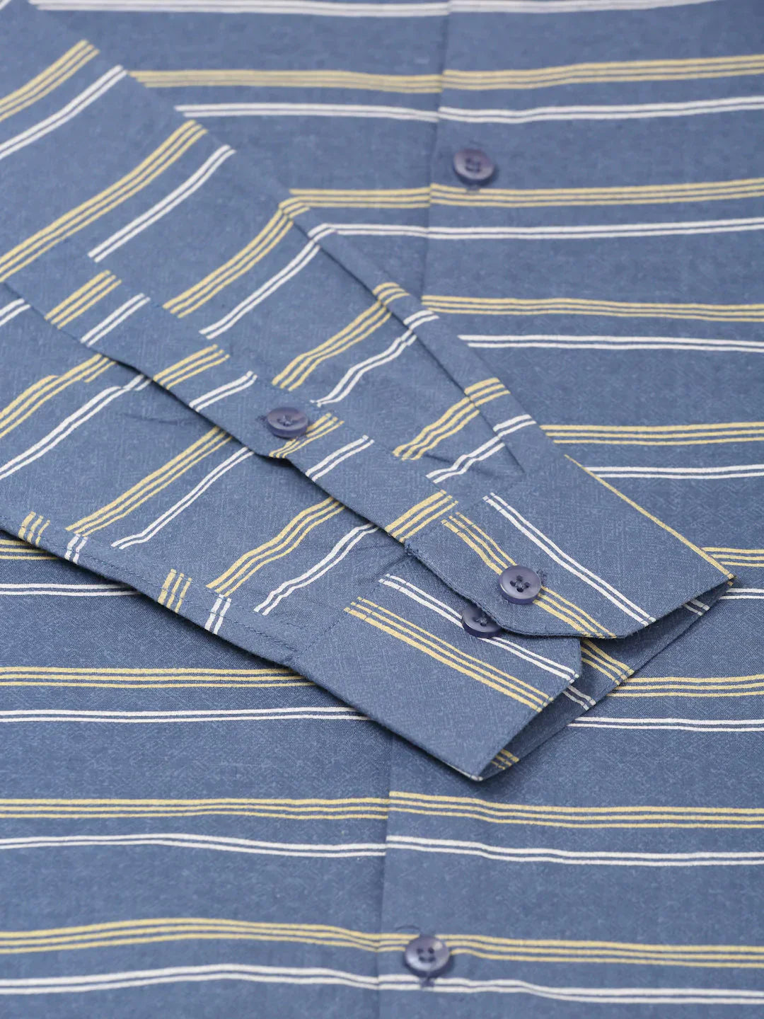 Men's  Cotton Striped Formal Shirts - Taantav