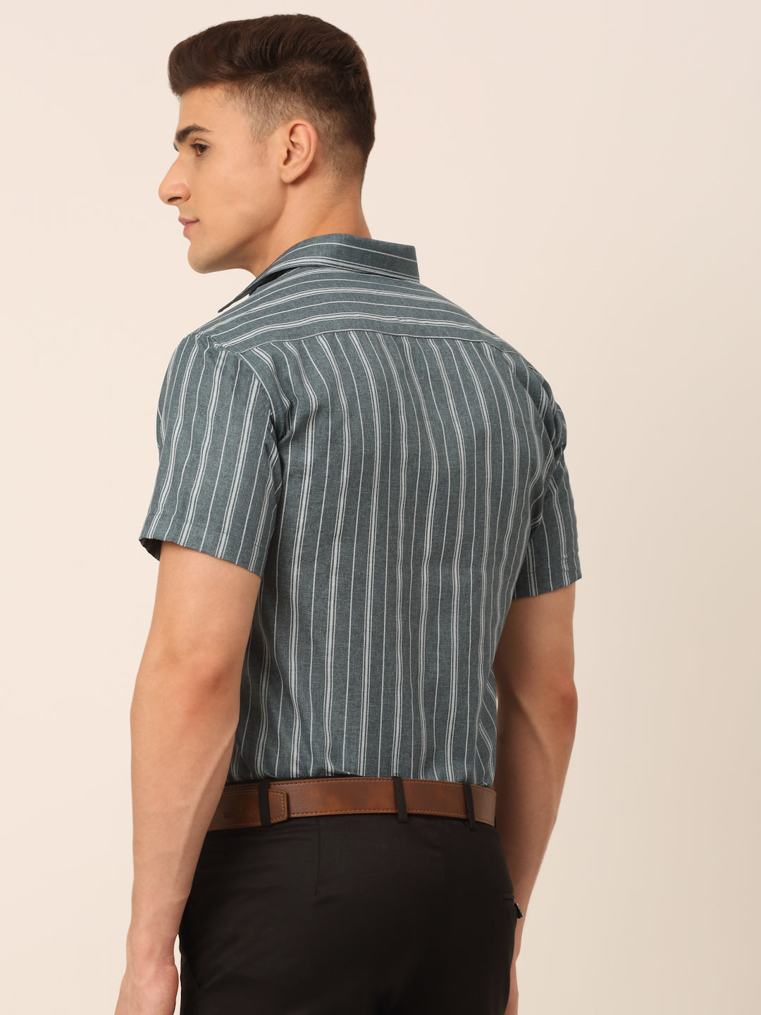 Men's Cotton Striped Formal Shirts - Taantav