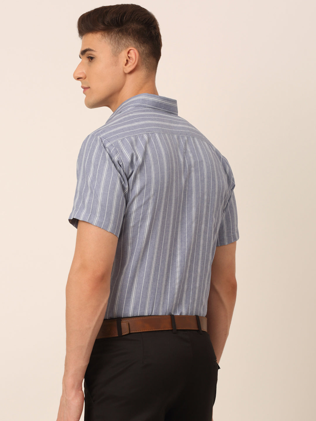 Men's Cotton Striped Formal Shirts - Taantav