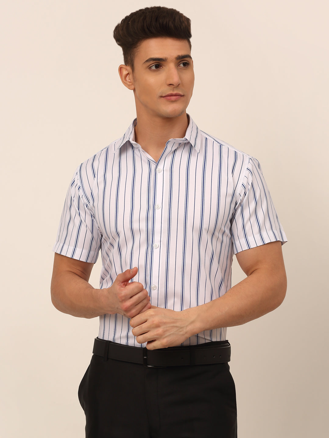 Men's Cotton Striped Formal Shirts - Taantav