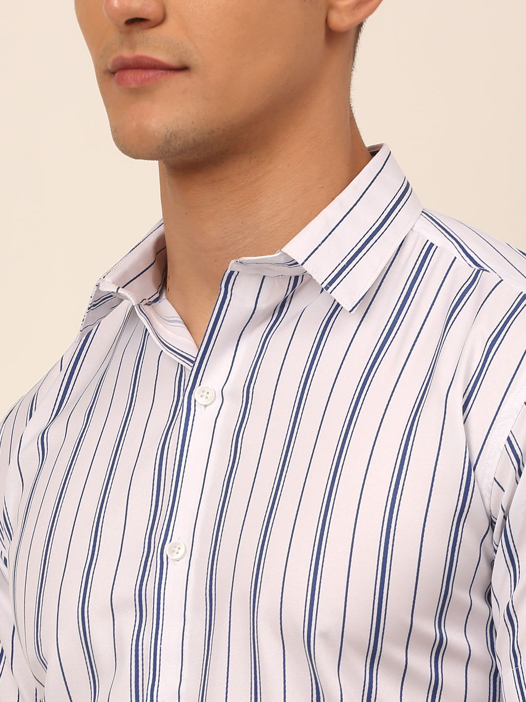 Men's Cotton Striped Formal Shirts - Taantav