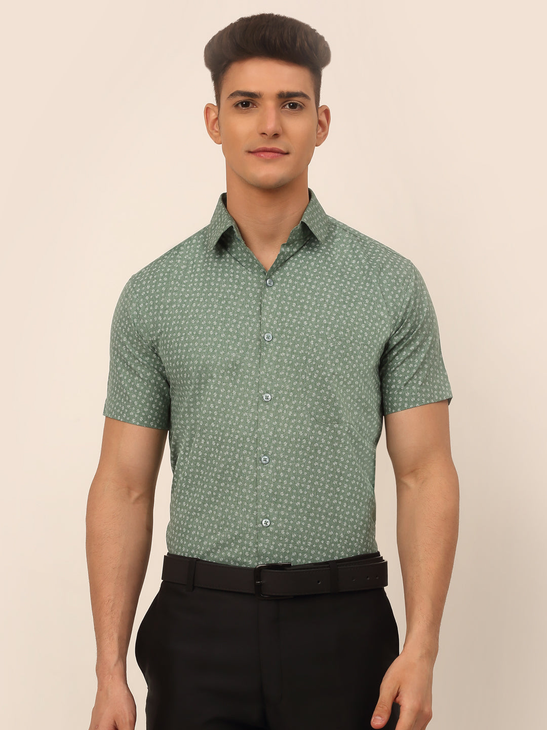 Men's Cotton Printed Formal Shirts - Taantav