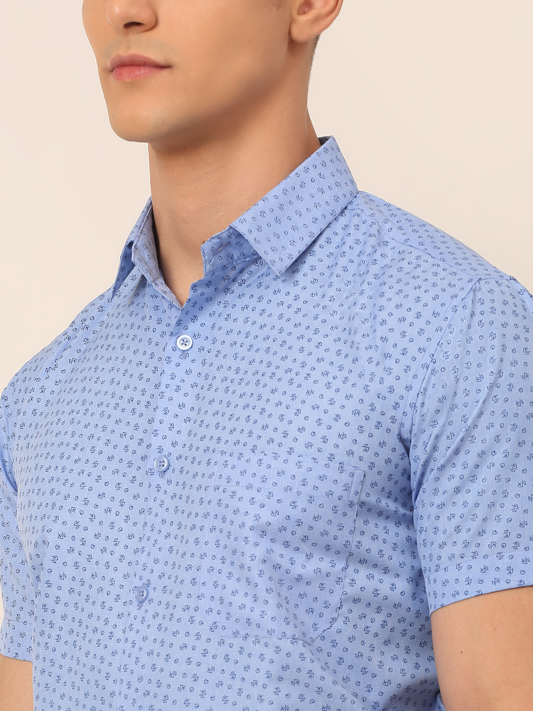 Men's Cotton Printed Formal Shirts - Taantav