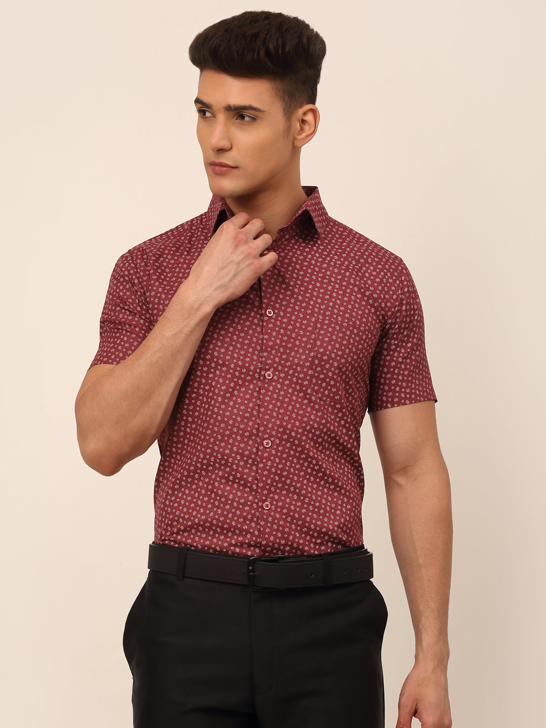 Men's Cotton Printed Formal Shirts - Taantav