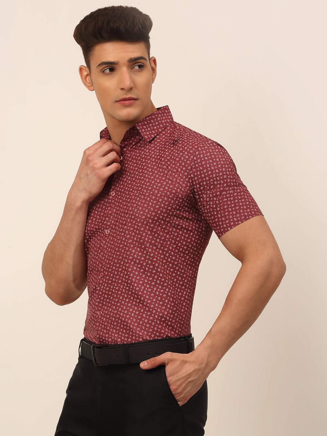 Men's Cotton Printed Formal Shirts - Taantav