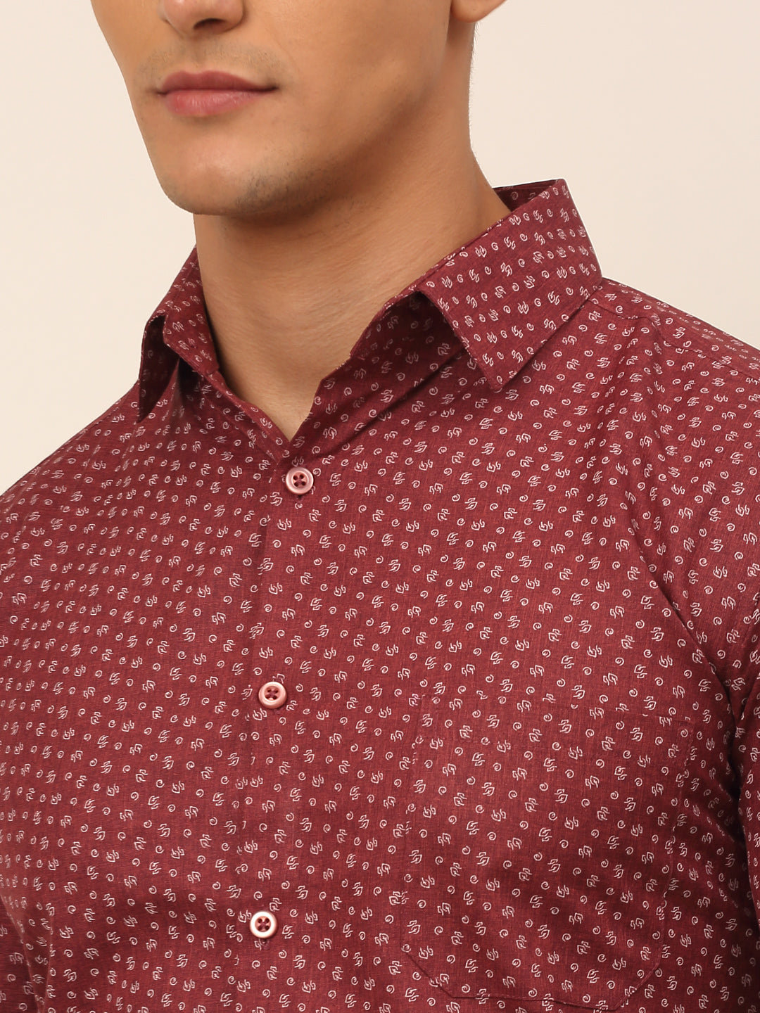 Men's Cotton Printed Formal Shirts - Taantav