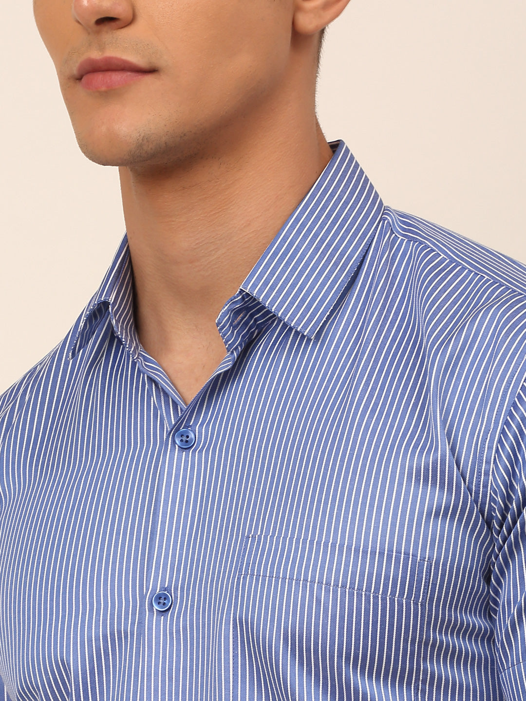 Men's Cotton Striped Formal Shirts - Taantav