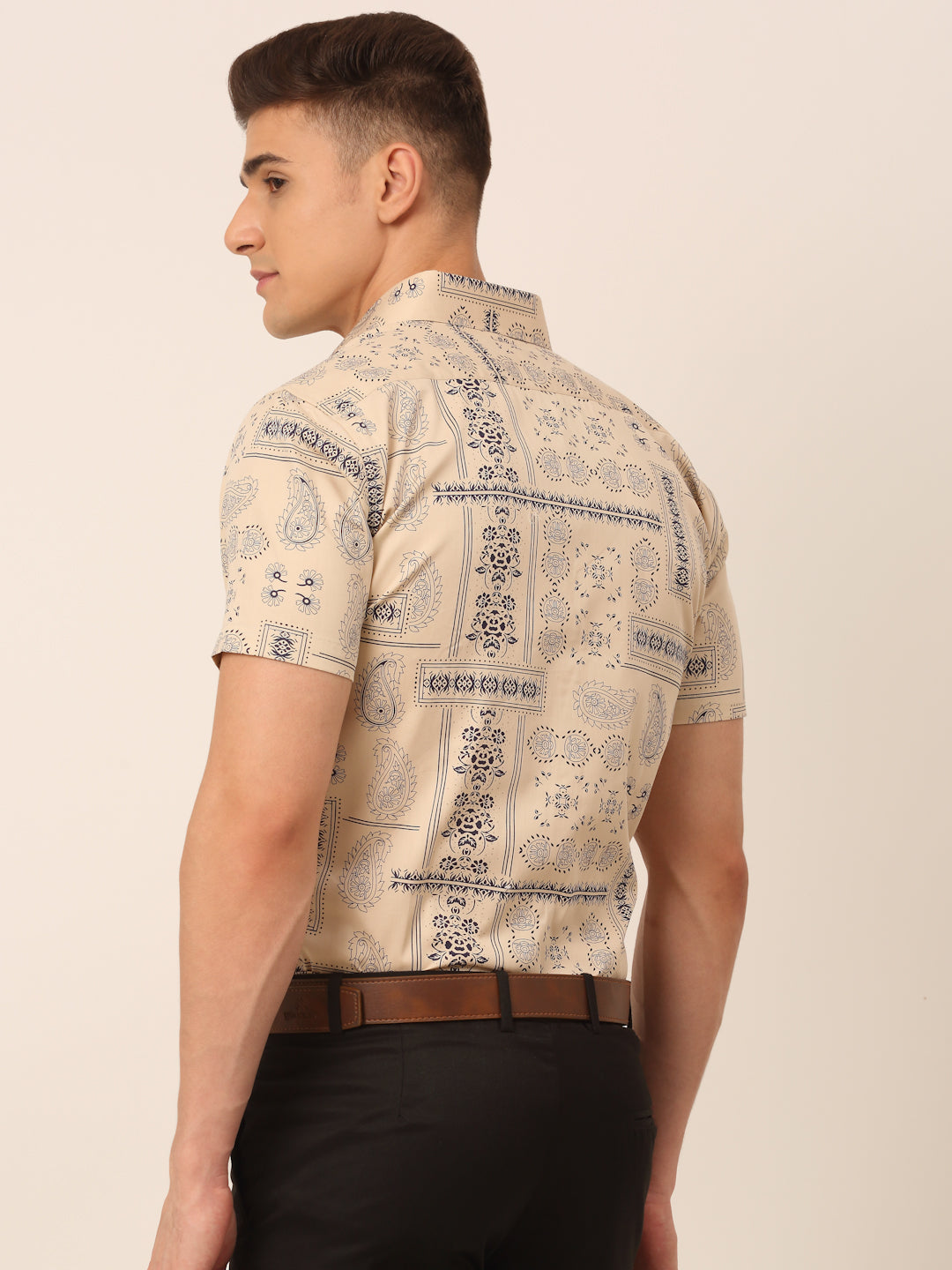 Men's Cotton Printed Formal Shirts - Taantav