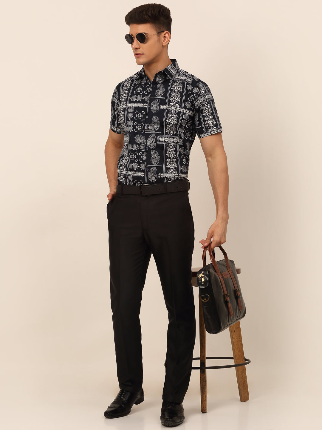 Men's Cotton Printed Formal Shirts - Taantav