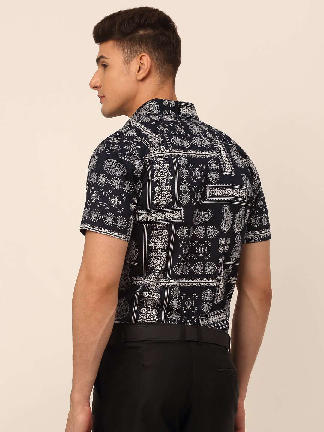 Men's Cotton Printed Formal Shirts - Taantav