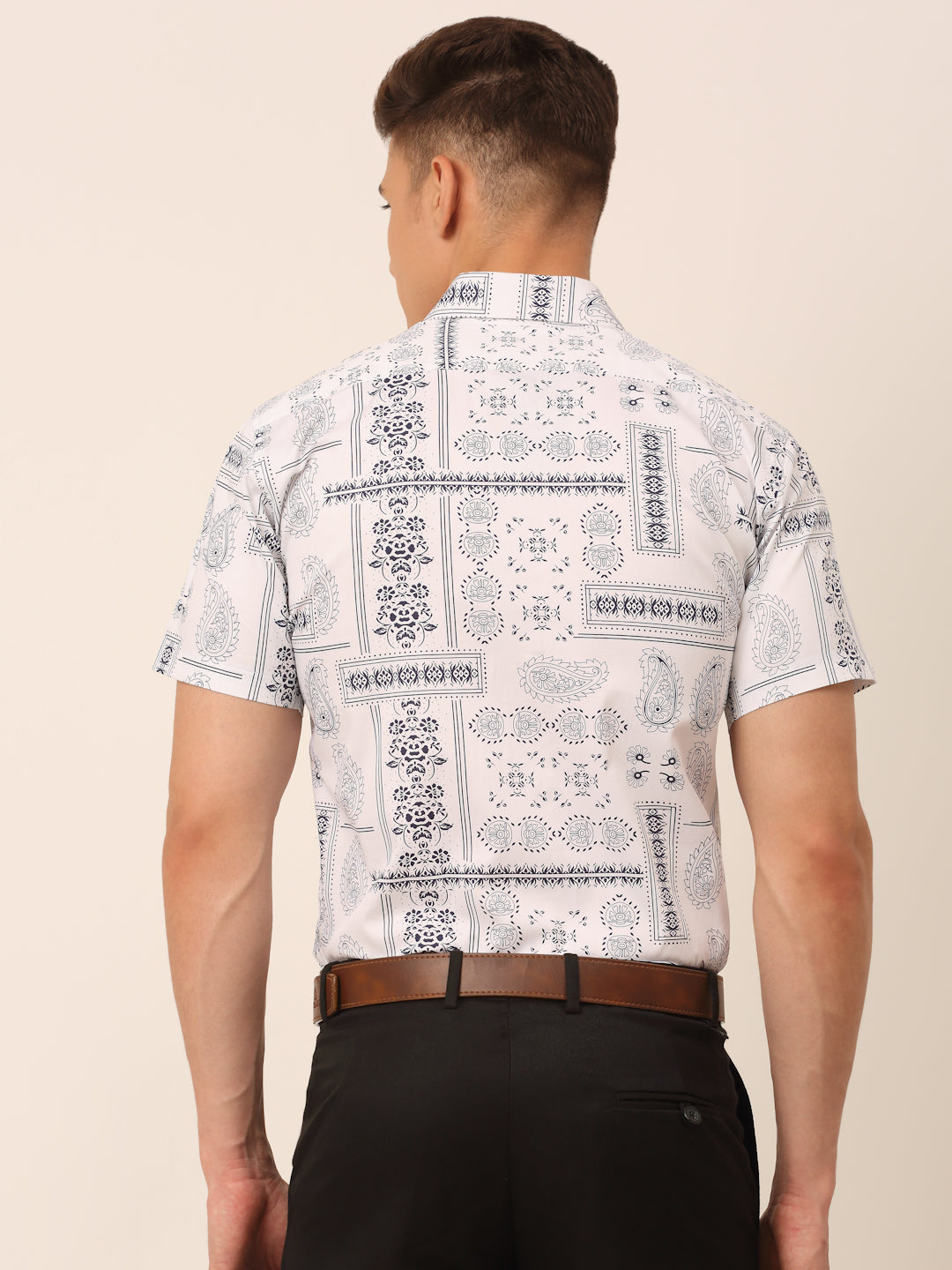 Men's Cotton Printed Formal Shirts - Taantav