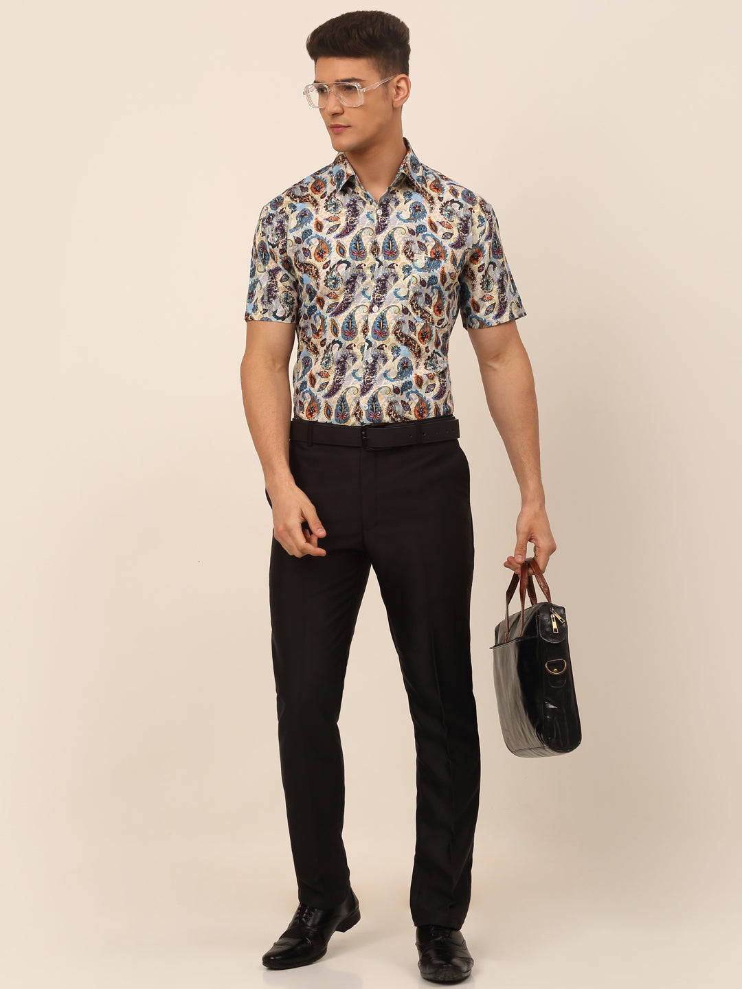 Men's Cotton Printed Formal Shirts - Taantav